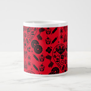 Cupcake Baking Folk Jumbo-Tasse