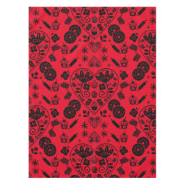 Cupcake Baking Folk Tischdecke