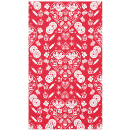 Cupcake Baking Folk Tischdecke