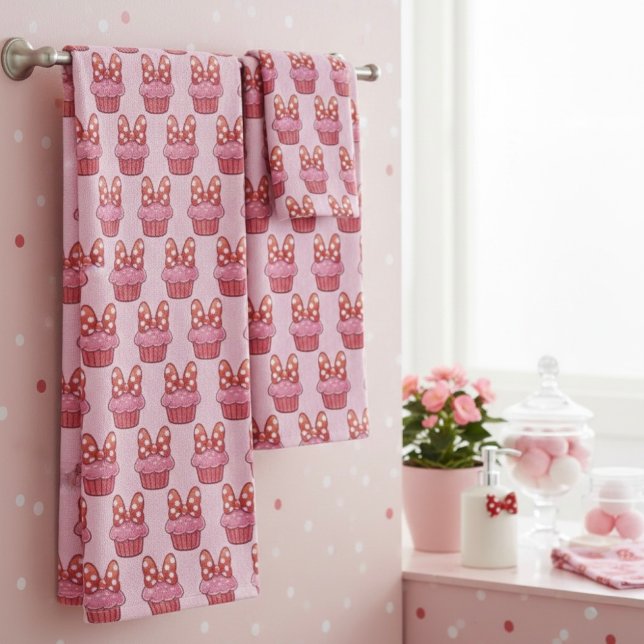 Cupcake Bath Towel Set (Von Creator hochgeladen)