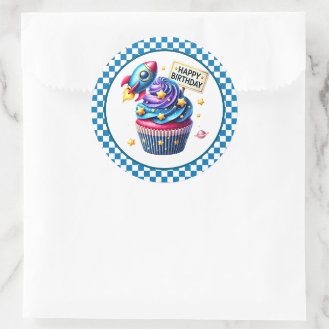 Cupcake Birthday Stickers (Tasche)