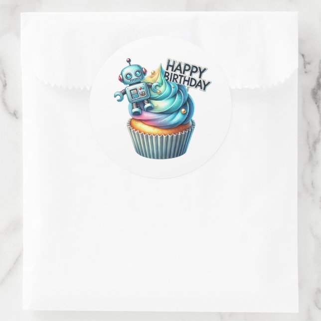Cupcake Birthday Stickers (Tasche)