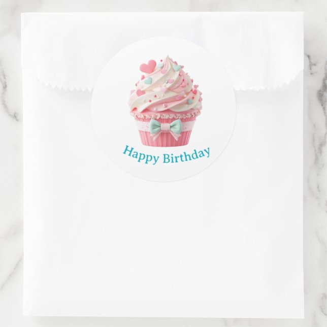 Cupcake Birthday Stickers (Tasche)