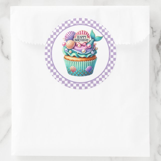 Cupcake Birthday Stickers (Tasche)