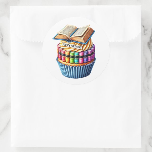 Cupcake Birthday Stickers (Tasche)