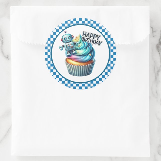 Cupcake Birthday Stickers (Tasche)