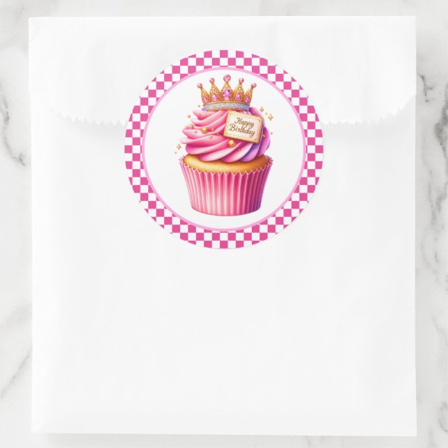 Cupcake Birthday Stickers (Tasche)