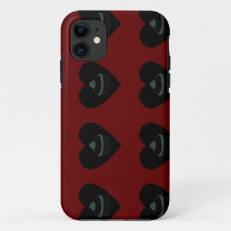 Cupcake blutrot schwarz Case-Mate iPhone hülle