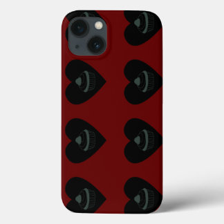 Cupcake blutrot schwarz Case-Mate iPhone hülle