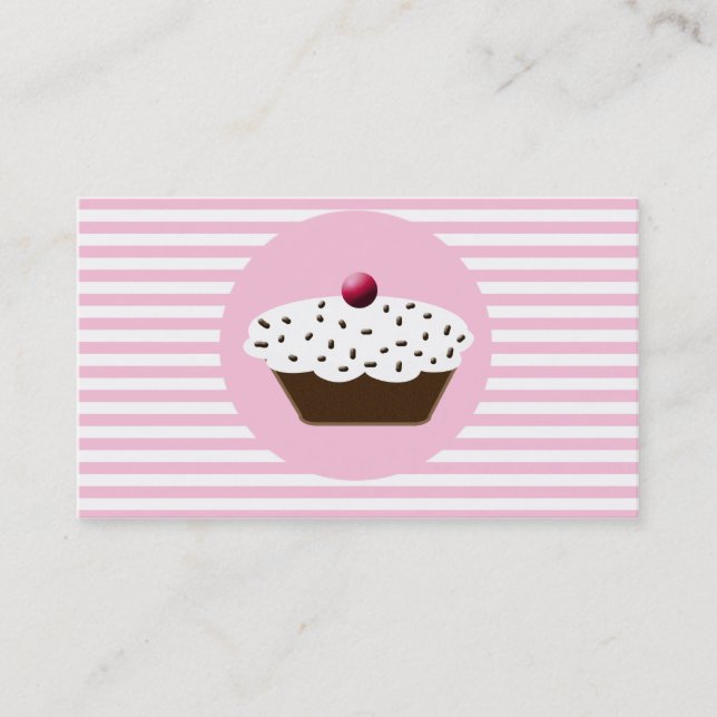 Cupcake Business Cards Visitenkarte (Vorderseite)