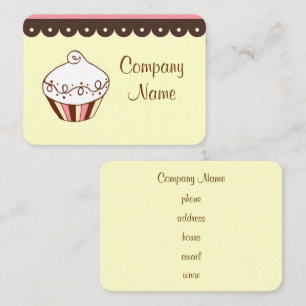 Cupcake Business Cards Visitenkarte