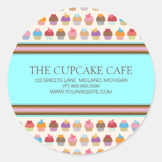 Cupcake Cafe | Bakery Business Stickers