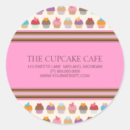 Cupcake Cafe | Bakery Business Stickers