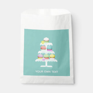 Cupcake Cake Cake Aquamariner, benutzerdefinierter Geschenktütchen