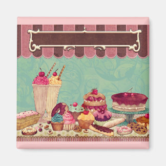 Cupcake Cake Party Signaturbanner Magnet