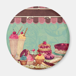 Cupcake Cake Party Signature Banner Magnet