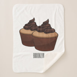Cupcake Cartoon Illustration Sherpadecke