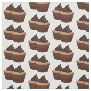 Cupcake Cartoon Illustration Stoff