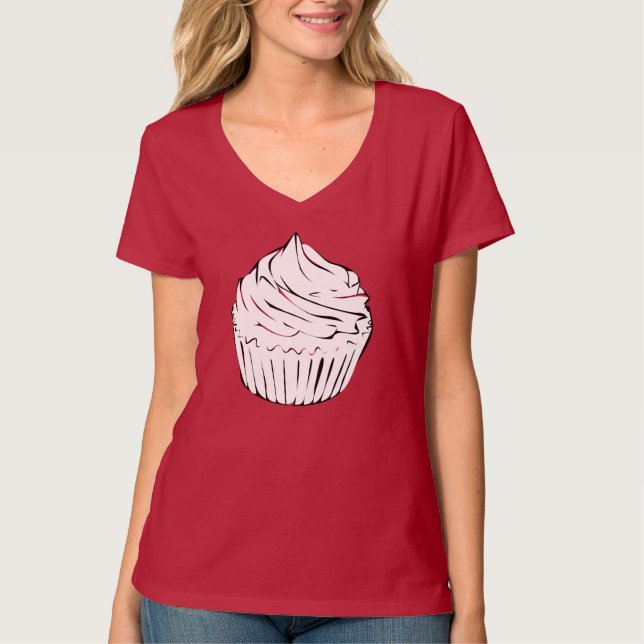 Cupcake Curles T-Shirt (Vorderseite)