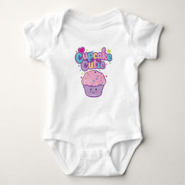 Cupcake Cutie Kawaii Style Konfetti, Punkte Herzen Baby Strampler