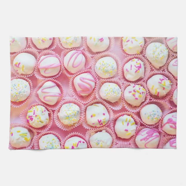 Cupcake Delays Geschirrtuch (Horizontal)