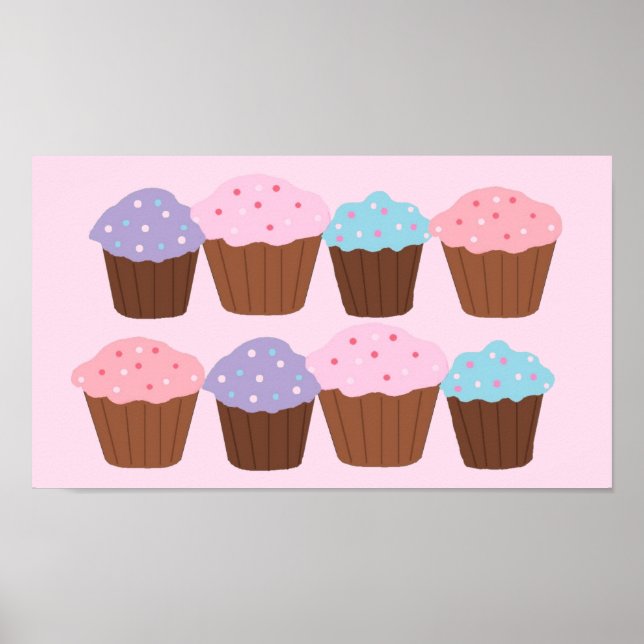 Cupcake Delight Poster (Vorne)