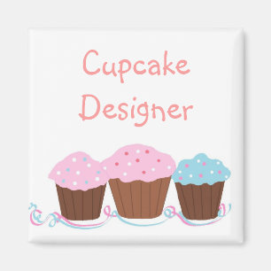 Cupcake Designer Magnet