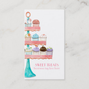 Cupcake Dessert Backbäckerei Business-Paket Visitenkarte