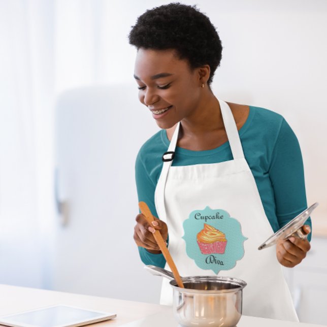 Cupcake Diva Blue Custom Schürze (Von Creator hochgeladen)