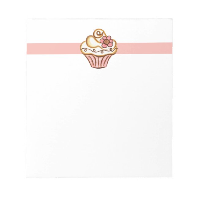 Cupcake Editor Notizblock (Vorderseite)