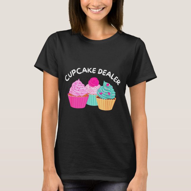 Cupcake Er - Funny Cupcake Baker Pastry Baking Gif T-Shirt (Vorderseite)