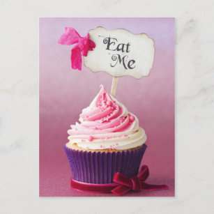 Cupcake - essen Sie mich Postkarte