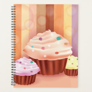 Cupcake Fantasy Farbige Süße Leckereien Planer