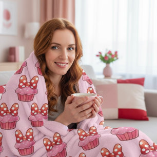 Cupcake-Fleece-Decke Fleecedecke