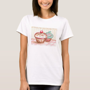 Cupcake Frauen T-Shirt Top