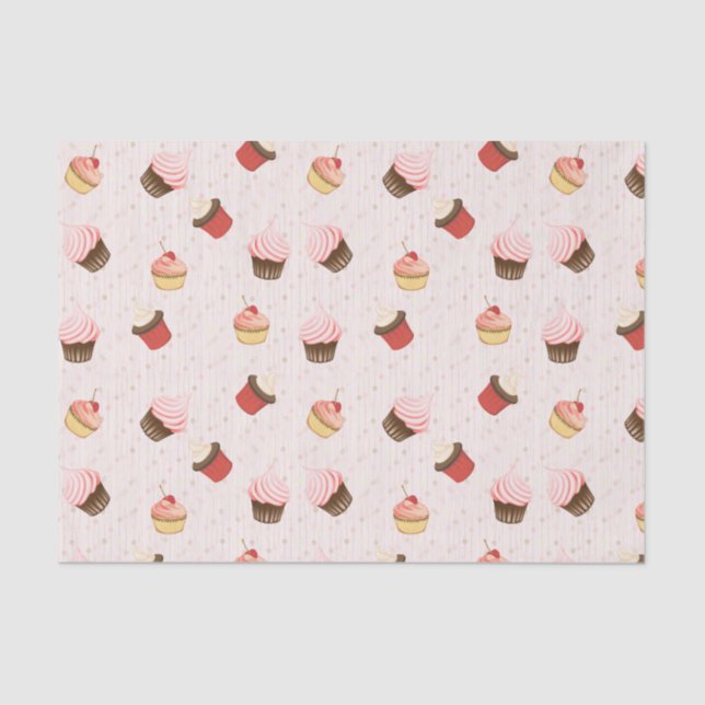 Cupcake Fun Seidenpapier (Vorderseite)