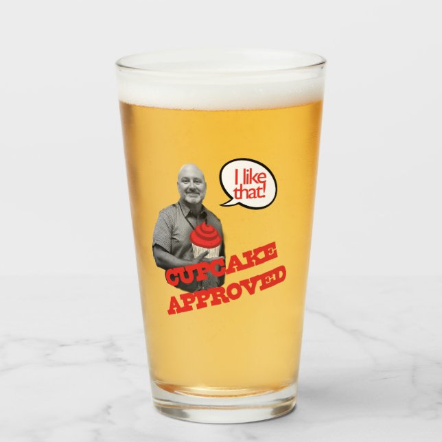 Cupcake genehmigt! glas (Vorne (Gefüllt))