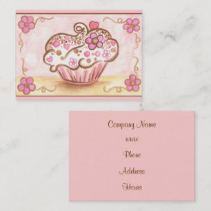 Cupcake-Geschäftskarten Visitenkarte