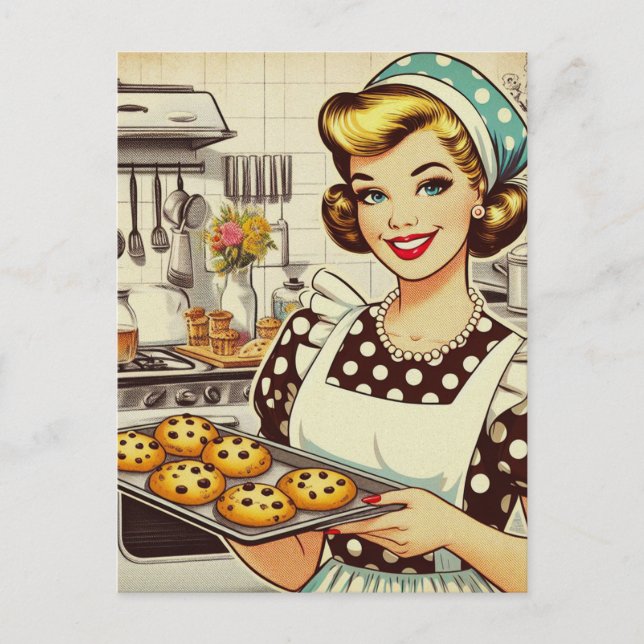 Cupcake Girl Postkarte (Vorderseite)