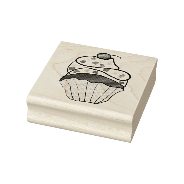 Cupcake Gummistempel (Stempel)