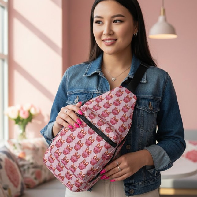 Cupcake-Gürteltasche Crossbody Bag (Von Creator hochgeladen)