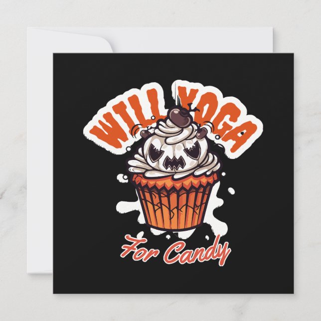 Cupcake Halloween Idee für Mamas Yoga (Vorderseite)