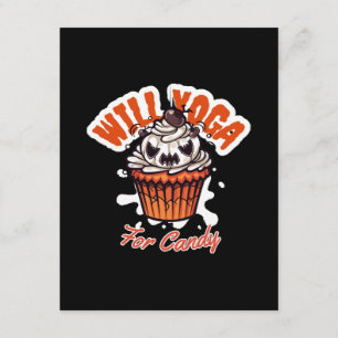 Cupcake-Halloween-Idee für Mamas Yoga Begleitkarte