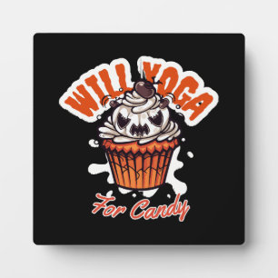 Cupcake-Halloween-Idee für Mamas Yoga Fotoplatte