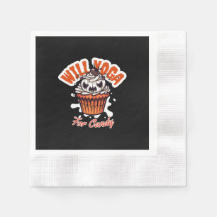 Cupcake-Halloween-Idee für Mamas Yoga Serviette