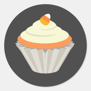 Cupcake Halloween Sticker