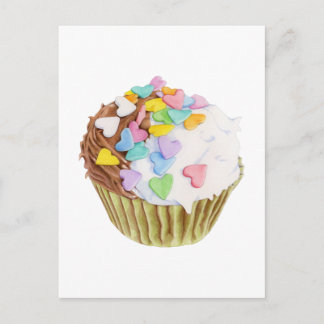 Cupcake Hearts Postkarte