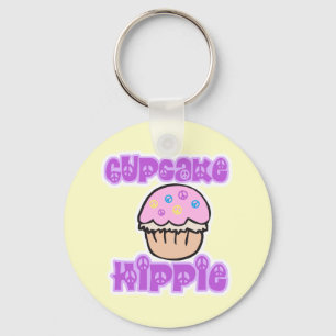 Cupcake Hippie Schlüsselanhänger