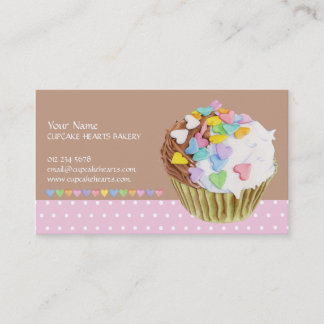 Cupcake-Hörkarte Visitenkarte