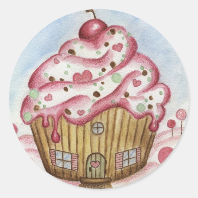 Cupcake House Stickers (Vorderseite)